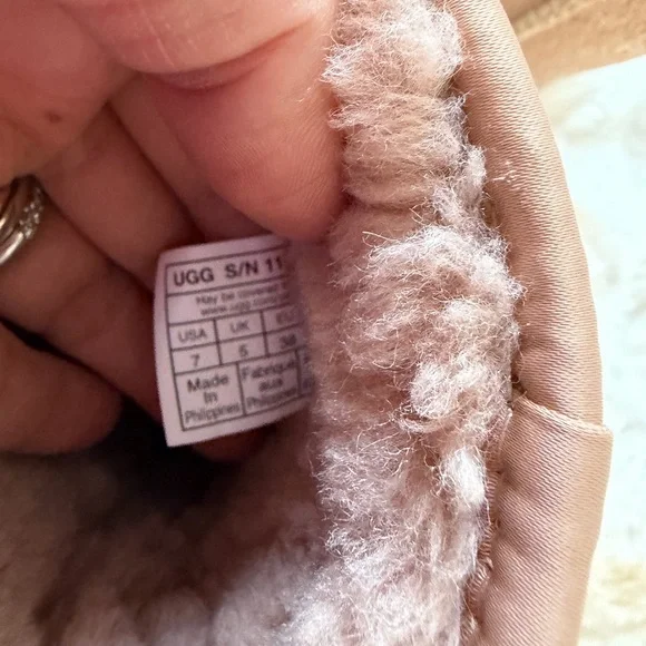 UGG Women's Shimmering Rose Gold Boots - Picture 4 of 5